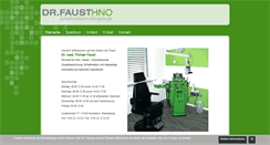 Desktop Screenshot of faust-hno.de